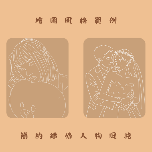 特惠中✨似顏繪 色塊畫風 人物繪畫