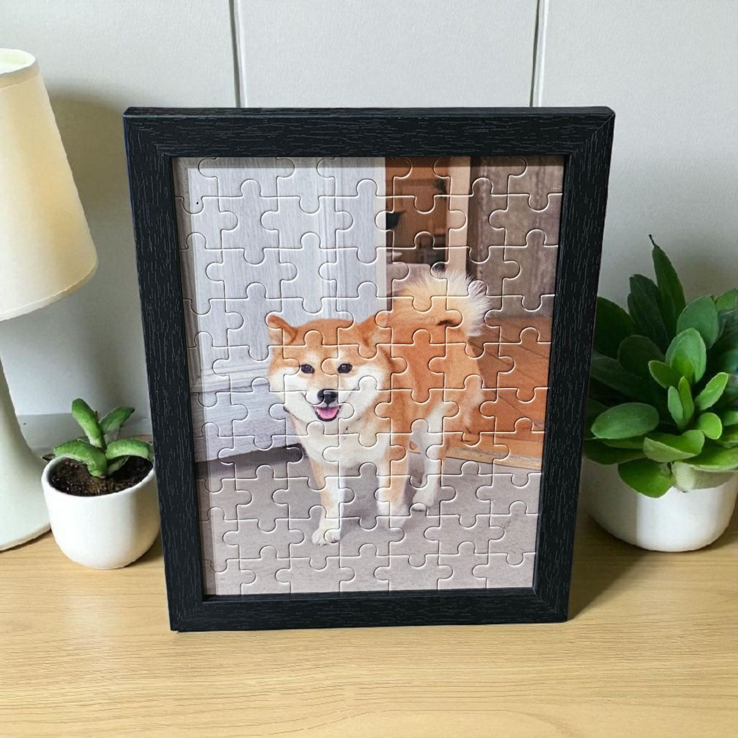🔥情人節/生日禮物/送禮💕專屬客製化拼圖＋質感原木相框💕回憶收藏